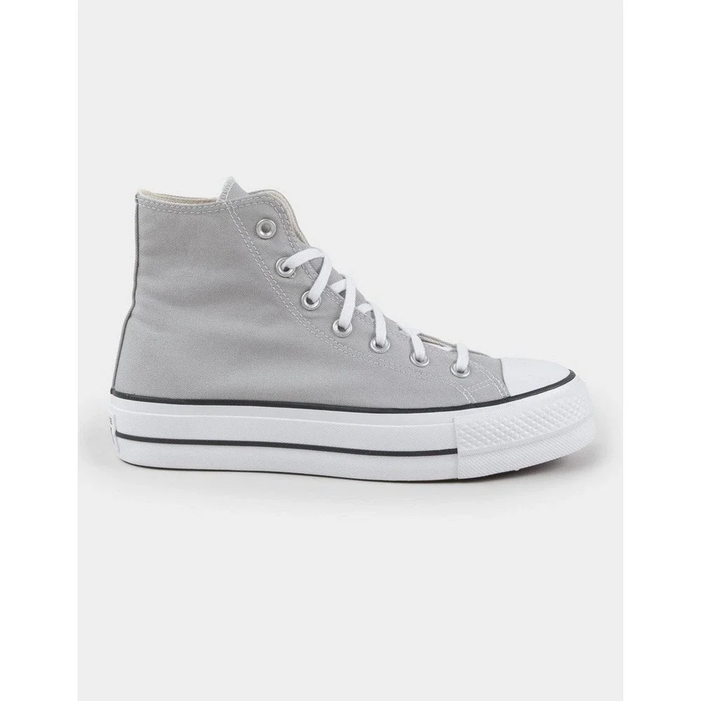 Converse Chuck Taylor All Star Lift Platform Hi Gray Sneakers Womens Sz 8
